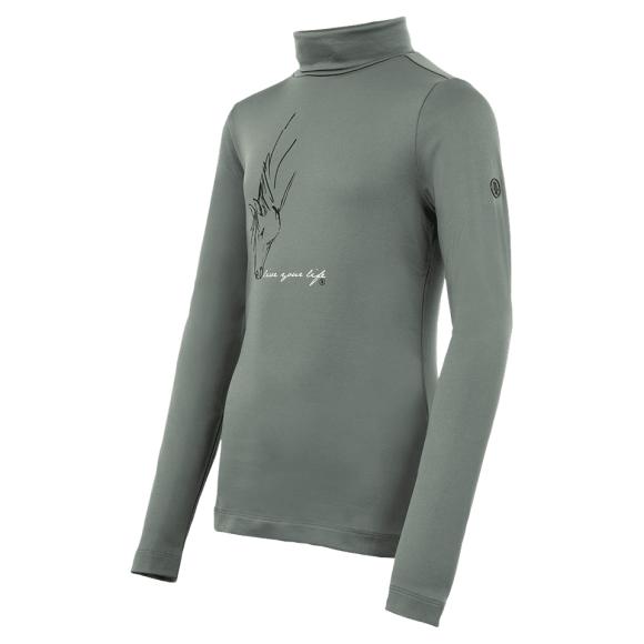 BR 4-EH Turtleneck Soraya Børn Balsam Green